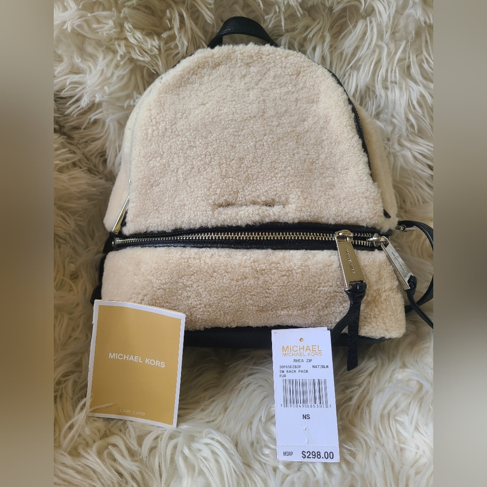 Michael Kors Rhea Messenger Small Backpack- New With Tags